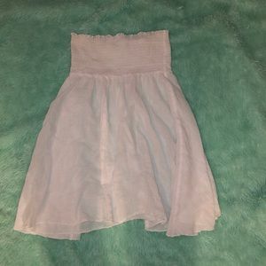 Victoria Secret Strapless Top- White